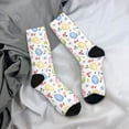 thumbnail image 5 of Xecao Easter Egg3 Pattern Sport Socks for Women and Men Crew Socks Sporty Calf Socks Casual Socks, 5 of 6