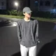 thumbnail image 3 of Tendencias de moda 2024 Sudaderas holgadas de cuello alto para hombre Jerseys de alta marca Social Original Coreano Lujo Xxl Tops Camiseta para hombre, 3 of 4