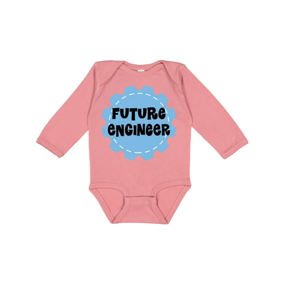 Inktastic Future Engineer Boys or Girls Long Sleeve Baby Bodysuit