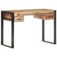 thumbnail image 2 of vidaXL Desk 43.3"x19.7"x29.9" Solid Wood, 2 of 10
