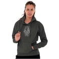 thumbnail image 3 of Butterfly Moth Spiritual Crystal Ball Hoodie Sweatshirt Women Brisco Brands L, 3 of 4