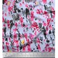 thumbnail image 1 of Soimoi Georgette Viscose Fabric Animal Skin Texture Print Fabric by The Yard 42 Inch Wide, 1 of 1