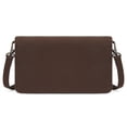 thumbnail image 7 of Wrangler Small Crossbody Wallet Purses RFID Trendy Purses for Women with Adjustable Straps, Coffee, 7 of 7