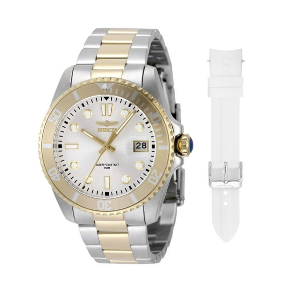 RELOJ INVICTA 48795 BLANCO, DORADO, ACERO