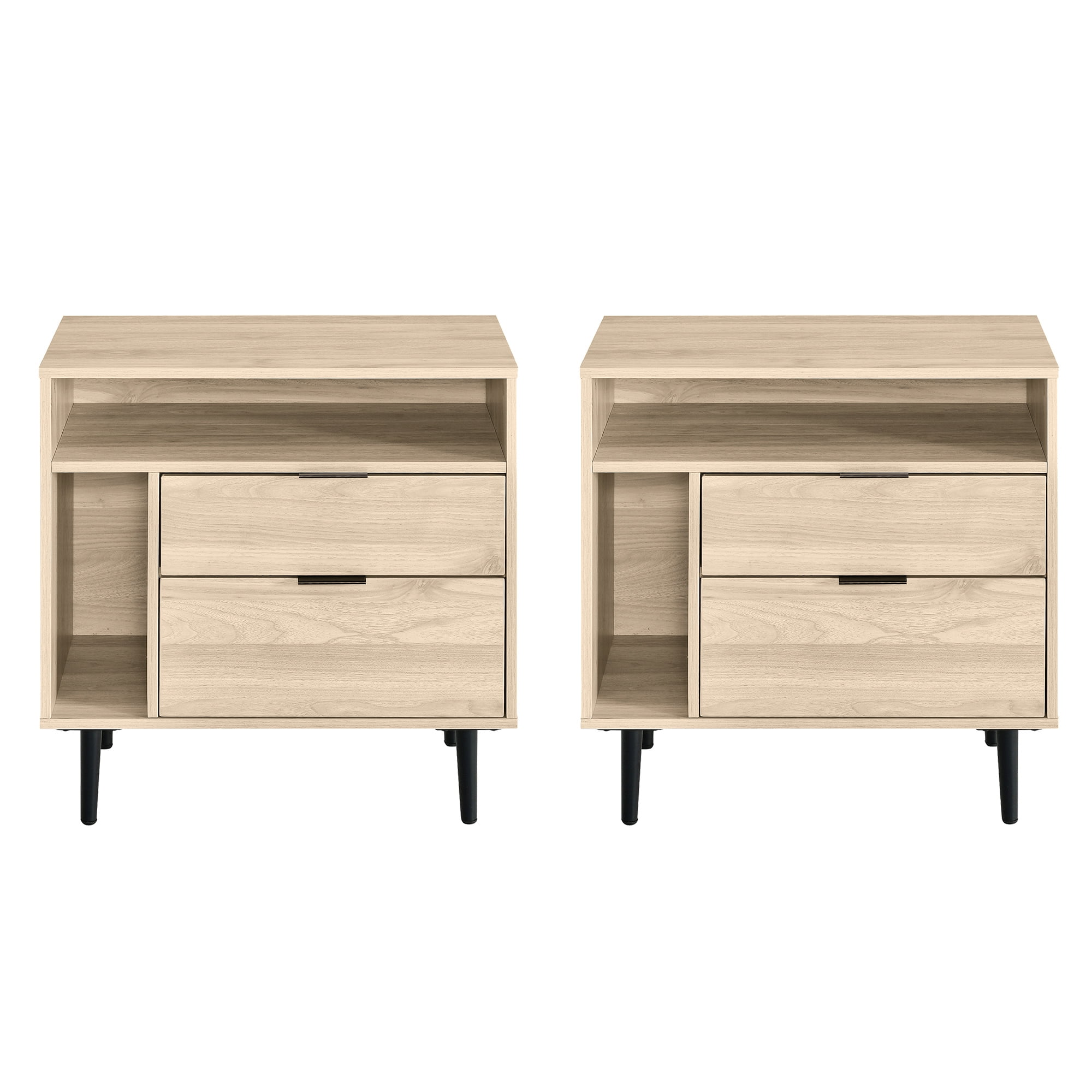 Find Your Perfect Walker Edison Modern 2-Drawer Nightstand, Set of 