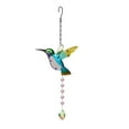 thumbnail image 2 of Hummingbird Crystal Suncatcher, Hanging Bird Window Decoration, Crystal Light Catcher Ornament, Garden Patio Window Hanging Decor, Reflective Crystal Pendant Home Garden Decor, 2 of 7
