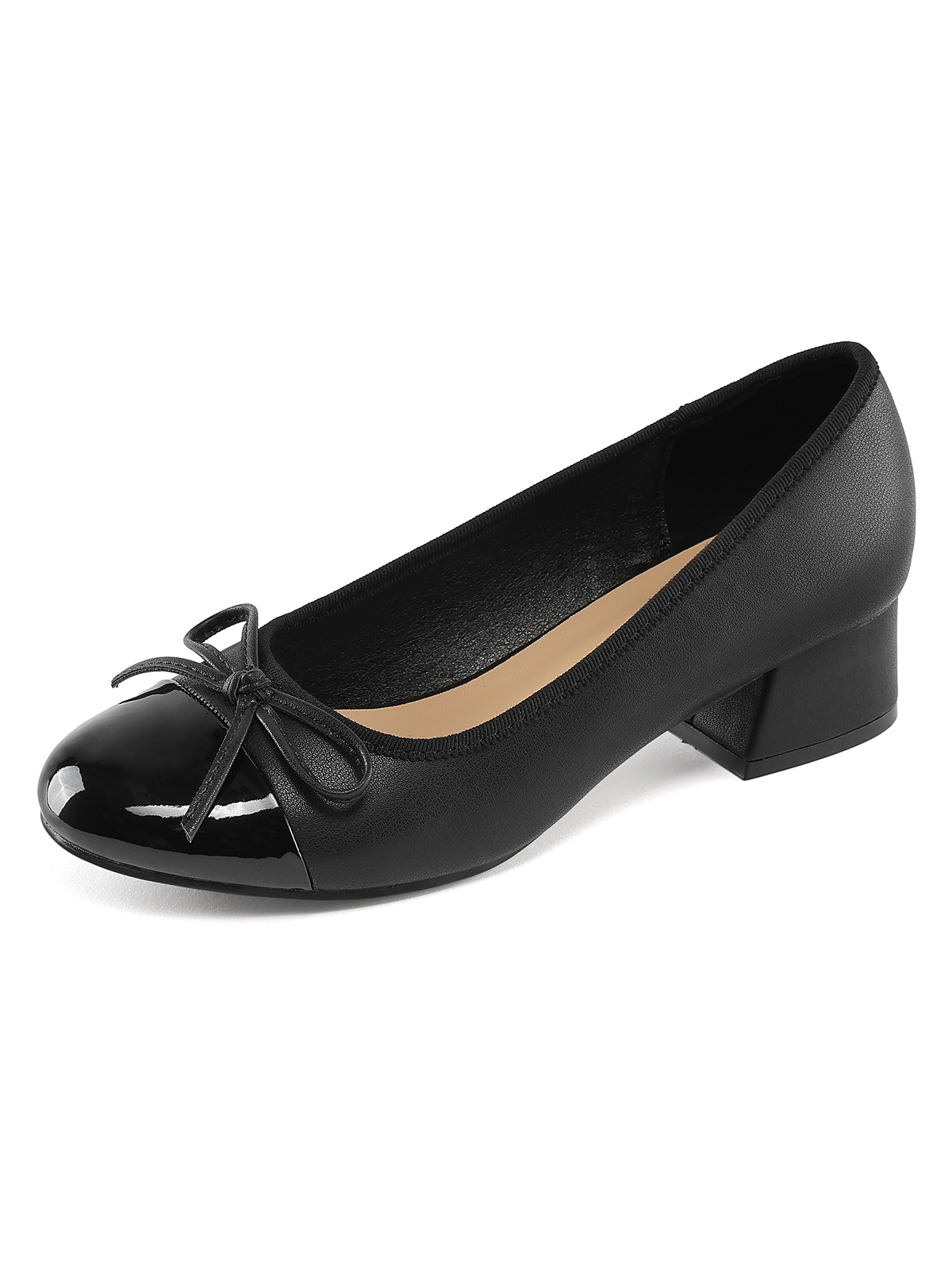 Bocca Women's Block Heel Pumps With Bow Tie photo 1