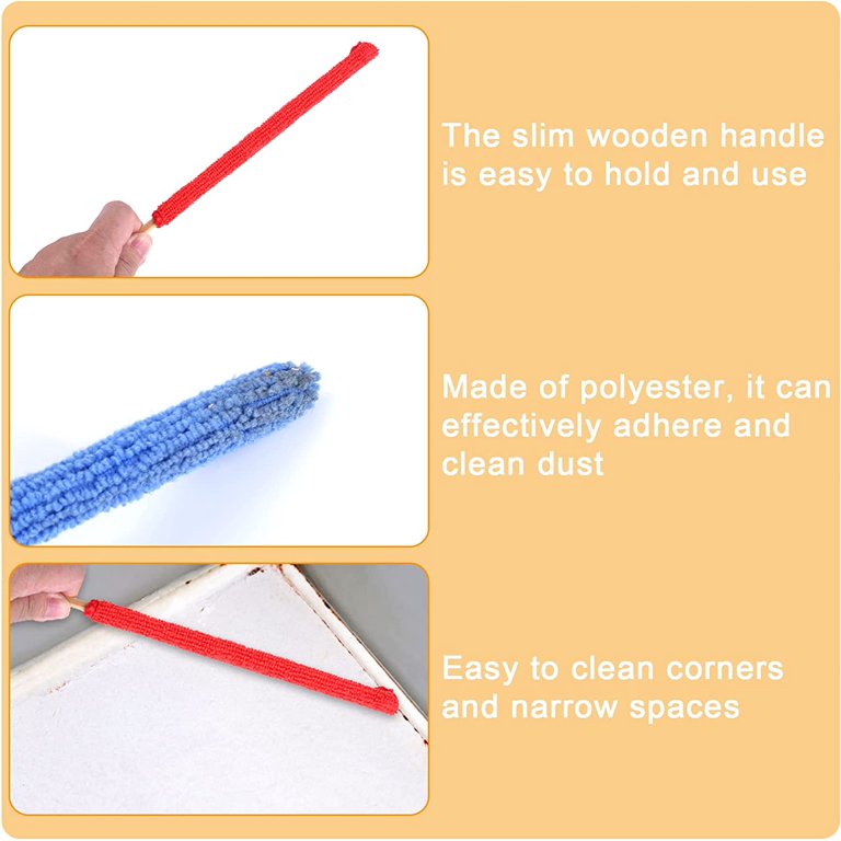 Microfiber Detail Duster Sticks Crevice Cleaning Tool Crevice