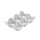 thumbnail image 4 of Soporte para bandeja de huevos con 6 agujeros, capacidad para 6 huevos frescos, organizador antideslizante para huevos, celosía de almacenamiento para Blanco BLESIY Soporte para bandeja de huevos, 4 of 8