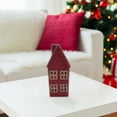 thumbnail image 2 of Led Porcelain Red House (6"), 2 of 3