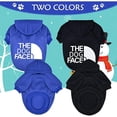 thumbnail image 2 of Dog Sweatshirt Hoodie 2 Pack Pet Puppy Sweaters for Small Dogs Girl Boy Chihuahua Doggie Clothes Outfit Apparel Cats Clothing Coats (Black+Blue, Medium), 2 of 5