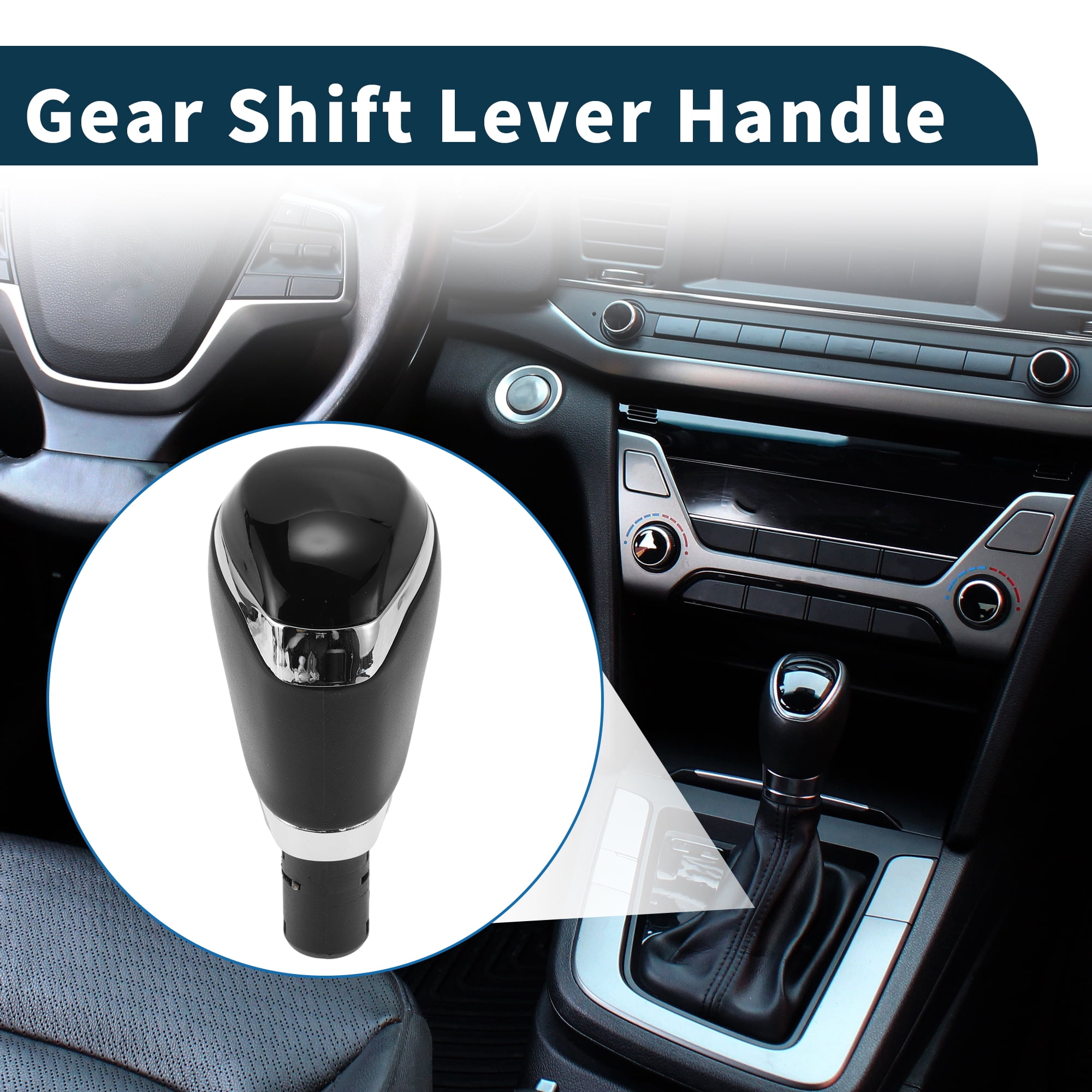 Unique Bargains Automatic Gear Shift Knob Handle for Chevrolet Cruze 2015-2017 Shift Gear Lever Knob Gearstick Gaiter Boot Cover Plastic