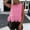 Pink women sleeveless knitted tank top a1, variant on Women Sleeveless Knitted Tank Top Round Neck Boho Casual Summer Party Tops Cute Tee Shirts Vacation Clothes, Black S
