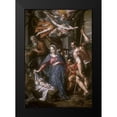 thumbnail image 2 of De Clerck, Hendrik 14x18 Black Modern Framed Museum Art Print Titled - The Adoration of the Shepherds, 2 of 5