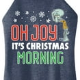 thumbnail image 3 of SpongeBob SquarePants - Oh Joy It's Christmas Morning - Juniors High Neck Tank Top, 3 of 6