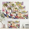 thumbnail image 4 of Designart ' VIntage Tropical Flowers VIII ' Tropical Canvas Wall Art Print, 4 of 4