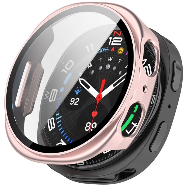 Galaxy Watch 8 40 Mm Screen Protector With PC Tempered Glass Full Coverage Scratch Shockproof Protective Cover For Smartwatch Accessories