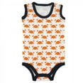 thumbnail image 3 of Luvable Friends Baby Boy Cotton Sleeveless Bodysuits 5pk, Crab, 0-3 Months, 3 of 7