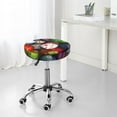 thumbnail image 5 of Easter Egg Round Bar Stool Seat Covers, Elastic Round Chair Cover Stool Seat Slipcover Bar Stool Cushions Round Pad for 12-14 inch, 5 of 5