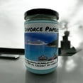 thumbnail image 4 of Divorce papers Vegan Coconut Soy 12 oz/ 355 ml Candle Hand-poured, Eco-friendly, Clean Burning, Woodsy/ Clean Fruity Wood Wick, 4 of 4