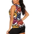 thumbnail image 3 of Lsque Fox Face Printed Workout Tank Tops for Women, Athletic Sports Tank Tops, Compression Sleeveless Dry Fit Shirts,Sleeveless Yoga Shirt-X-Large, 3 of 9