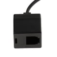 thumbnail image 4 of Conector Macho 2xRJ9 4P4C a Conector Hembra Modular RJ9 Sunnimix Adaptador Divisor 3 piezas, 4 of 8