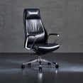 thumbnail image 4 of Luxury Executive Office Chairs Genuine Leather Adjustable Top Layer Cowhide Ergonomic Gaming Chair Mobile Cadeira Home Office My Lux Decor Round, 4 of 10
