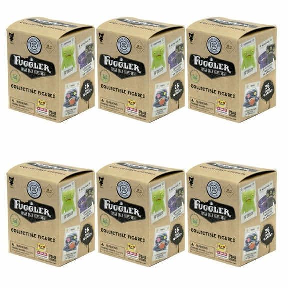 Pack of 6 Zuru Fuggler Mystery Collectible Mini Figures Limited Edition Designs