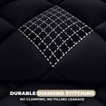 thumbnail image 5 of Lux Decor All-Season Twin Comforter Set 2 PC, Reversible Bedding Set with Diamond Quilted Design Comforter and 1 Pillow Sham, Lightweight & Cozy Set de Cama Black, 5 of 9