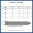 thumbnail image 3 of CTM Basic Dress Belt 1 1/8 Inch Leather Silver Buckle (Men), 3 of 3