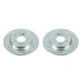 thumbnail image 2 of Power Stop Rear Pair of Drilled and Slotted Brake Rotor JBR1773XPR, 2 of 3