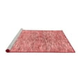 thumbnail image 2 of Ahgly Company Machine Washable Indoor Square Abstract Red Modern Area Rugs, 5' Square, 2 of 4