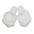 thumbnail image 4 of Lavra Women's Plush Faux Fur Slide Furry Slip On Sandals, 4 of 4