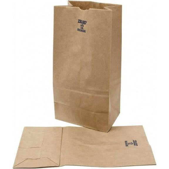 Pack of (500) Kraft Grocery Bags