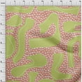 thumbnail image 4 of oneOone Cotton Poplin Light Green Fabric Geometric Random Shapes Doodle Sewing Craft Projects Fabric Prints By Yard 56 Inch Wide, 4 of 4