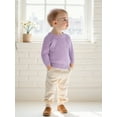 thumbnail image 4 of Rovasas Baby Knit Sweaters Long Sleeve Round Neck Solid Color Pullovers, 4 of 9