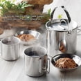 thumbnail image 1 of 5pcs Camping Cookware Set Outdoor Portable Picnic Cookware Kit Stainless Steel Travel Tableware Cooking Accessory, 1 of 5
