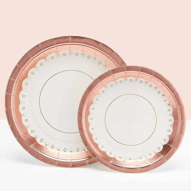 Bridal shower paper hot sale plates and napkins