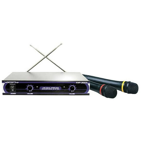 Voco Pro Vocopro Vhf 3005 Dual Handheld Wireless Microphone System