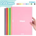 thumbnail image 2 of Papel de construcción, 3 nutrias, 235 hojas, 12 colores, 150 g/m², A4, 2 of 6