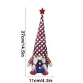 thumbnail image 3 of PRETXORVE Independence Day Gnome Figurine Decor Festive Home Tabletop Decoration Themed Collectible for Holiday Parties Indoor Outdoor Display, 3 of 6
