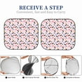 thumbnail image 6 of Fotbe Cartoon Cat And Heart 2-Piece Car Windshield Sun Shade | Sun Blocker for Car Windshield | Foldable Automotive Interior Accessories for Sun Protection-Small, 6 of 7