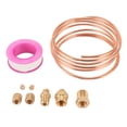 thumbnail image 2 of Manomètre de Pression d'Huile pour Conduite, Tube de Manomètre de Pression d'Huile Résistant à la Chaleur et Résistant, Ductilité Haute Température avec Raccords NPT de 1/8 1/4 Po pour Camions, 2 of 7