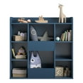 Ameriwood Home Charli Kids Large Toy Storage Bookcase, Navy