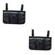 thumbnail image 1 of Bolsa organizadora versátil Matsuzay para reposabrazos de silla de ruedas Negro 31x19 cm, 1 of 1