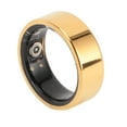 thumbnail image 1 of Sleep Ring, IP67 Water Resistant Smart Ring Health Tracker Exercise Monitoring Lightweight Long Lasting Battery Gold  for Walking Running Cycling Sleeping 7,9,10,11,12, 1 of 7