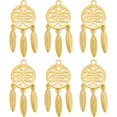 thumbnail image 6 of 12Pcs 2 Colors Rack Plating Brass Pendants Rainbow Cloud Charm Plating Brass Pendants with Jump Rings, 6 of 9
