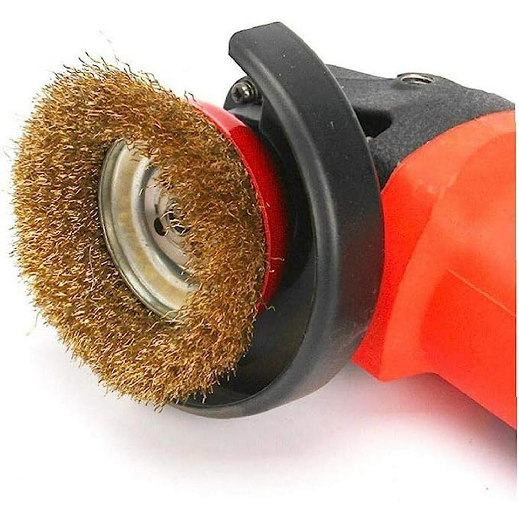 4pcs Broyage Brosse Métallique En Métal Rouille Enlèvement Roue De Polissage Fil De Cuivre Jantes En Acier Brosse Metallique Pour Rectifieuses Angle