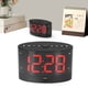 thumbnail image 4 of Reloj Despertador, Carga USB, Pantalla LED, Reloj Despertador Digital, Ajuste De Brillo Infinito ABS Con 3 Modos De Vibración Para Sala De Estar, 4 of 7