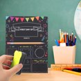thumbnail image 3 of First Day Chalk Board Creative Chalkboard Pendant Reusable Wooden Chalkboard for Kids, 3 of 7